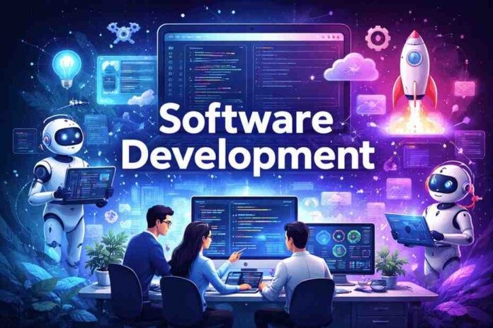 Futuristic-software-development-in-action