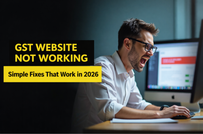 GST Website Not Working GST Website Not Working
