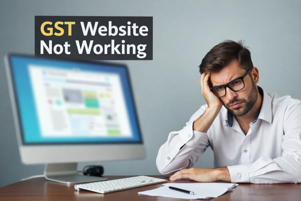 GST Website Not Working