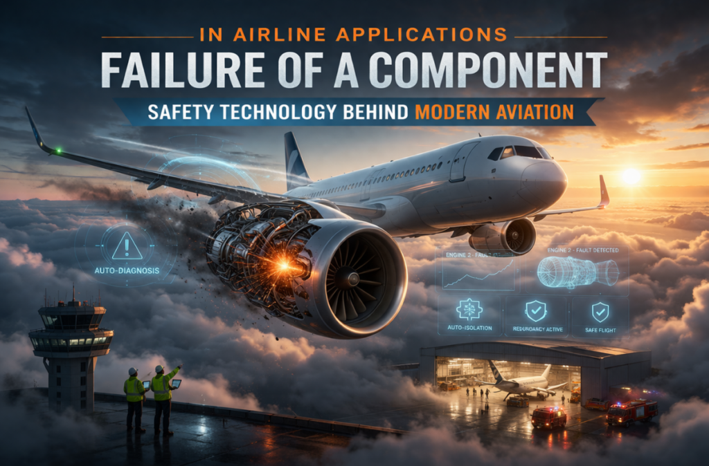 In Airline Applications Failure of a Component