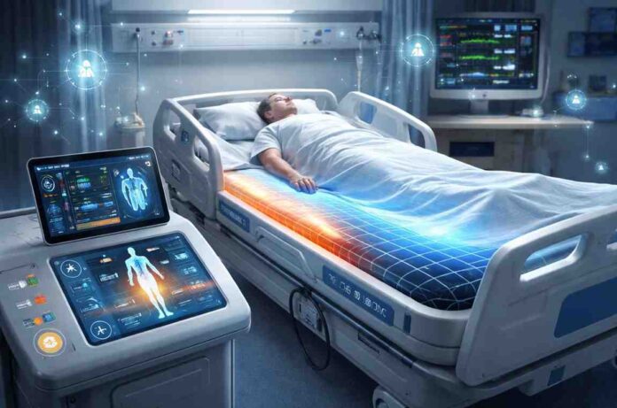 Smart-hospital-bed-with-pressure-mapping