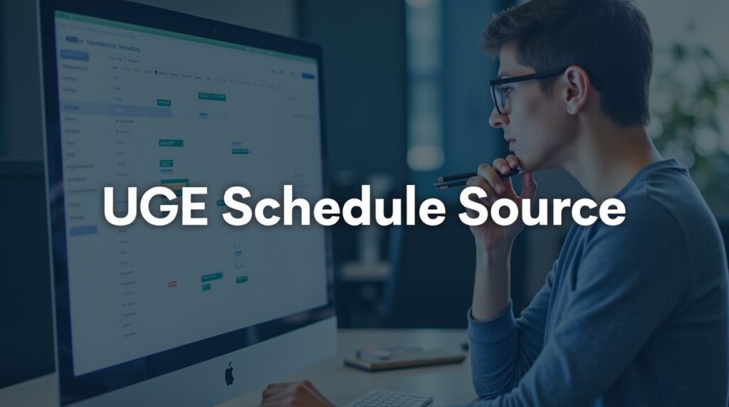 UGE Schedule Source