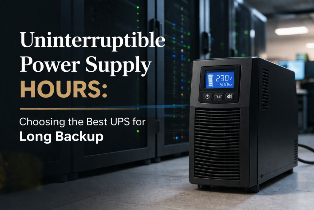 Uninterruptible Power Supply Hours