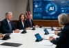 White House Releases National AI Framework to Pre-empt State Regulations government officials around table discussing national AI framework