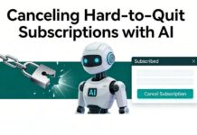 Escaping “Dark Patterns”: Canceling Hard-to-Quit Subscriptions with AI dark patterns