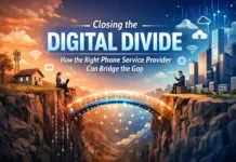 Closing the Gap: How the Right Phone Service Provider Can Help Close Your Digital Divide Bridging the digital divide through connection