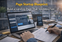 Page Startup Blueprint: Build a Landing Page That Validates Fast Page Startup