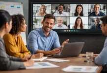Leading Remote Tech Teams: What High-Performing Leaders Do Differently Virtual meeting collaboration in progress