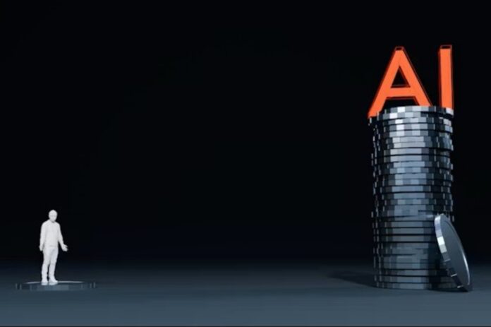 a person standing on coin