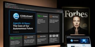 Top 10 News Sites for Agentic AI News in 2026 computer featuring digital and agentic AI news sites
