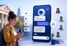 How AI Admissions Assistants Are Transforming University Enrollment Campus chatbot assistant and student interaction