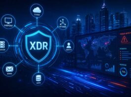 How XDR Will Change Cyber Risk Management in 2026 Futuristic-cyber-defense-command-center