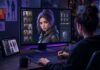 Best Platforms to Create AI Characters Online in 2026 Futuristic workspace for character design