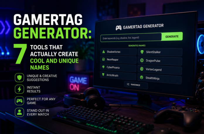 Gamertag generator Gamertag Generator