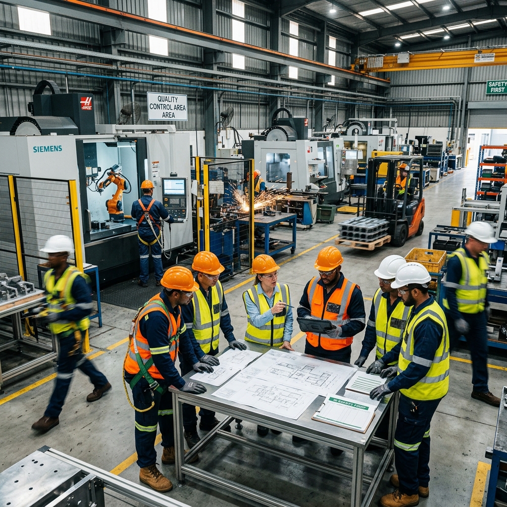Performing manufacturing operations