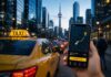 The Quiet Comeback of the North American Taxi Industry And the Technology Driving It Taxi ride through a smart city