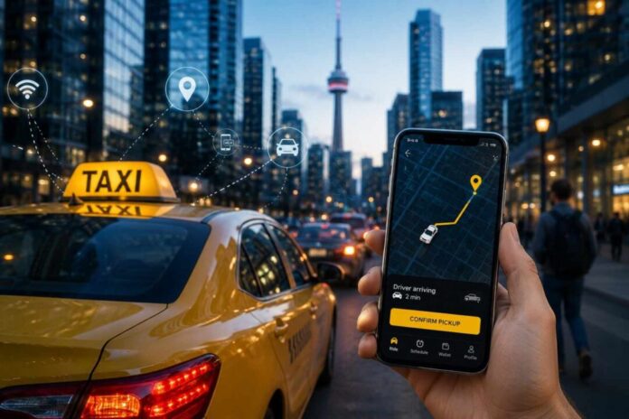 Taxi-ride-through-a-smart-city Taxi ride through a smart city