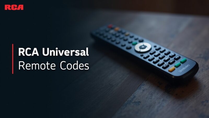 RCA Universal Remote Codes: Updated List for Major TV Brands
