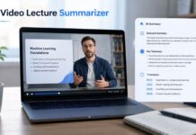 Video Lecture Summarizer: A Smarter Way to Study Long Lessons educational video summarizer 2