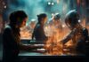 What Is Generative AI in Business? human and generative AI robot working together at a desk