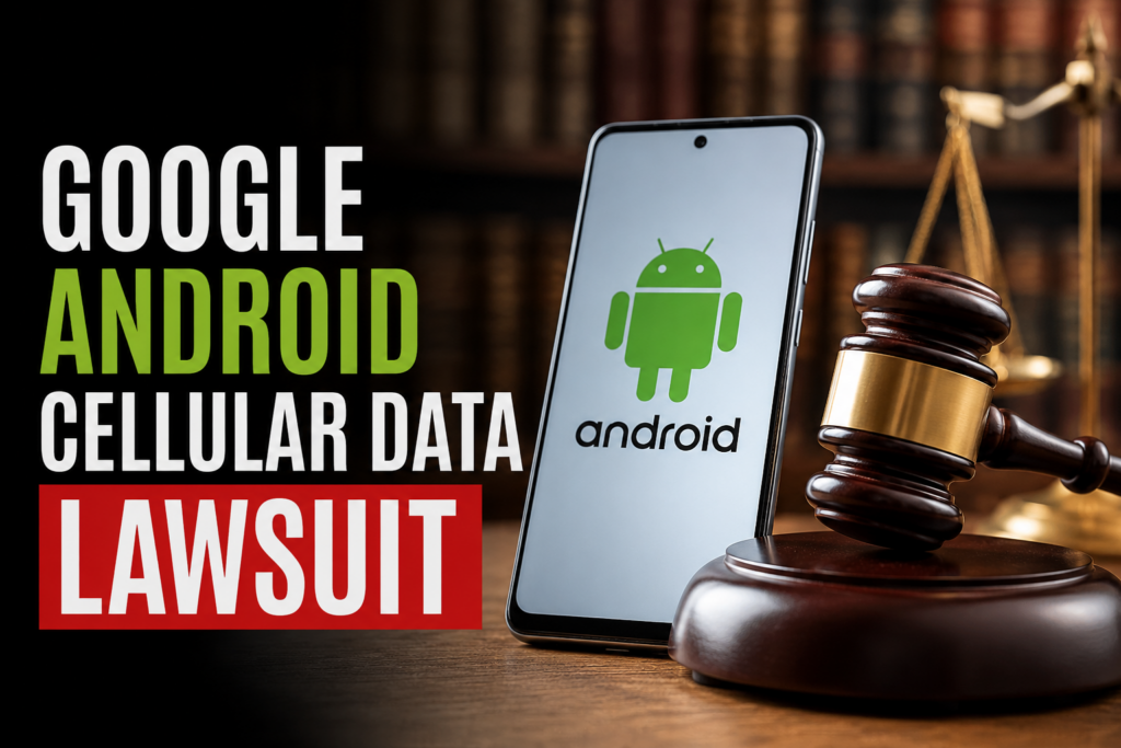 google android cellular data lawsuit update 2026