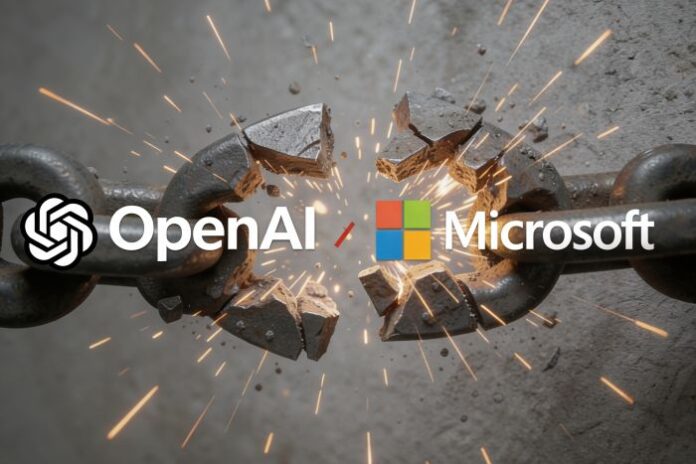 openai-ai-era-2026-44 a chain breaking in the AI Era of the Microsoft and OpenAI partnership