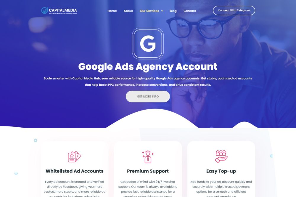 capital media hub Microsoft Ads Agency Account