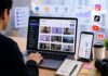 How Are Businesses Managing Short-Form Video Content More Efficiently? Content-creator-workspace-in-action