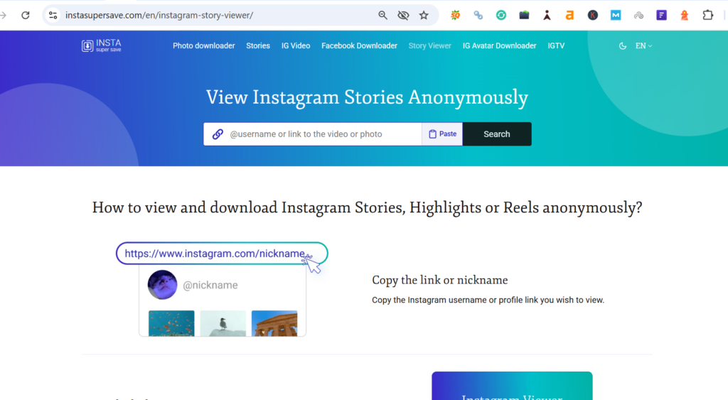 instagram highlight viewer