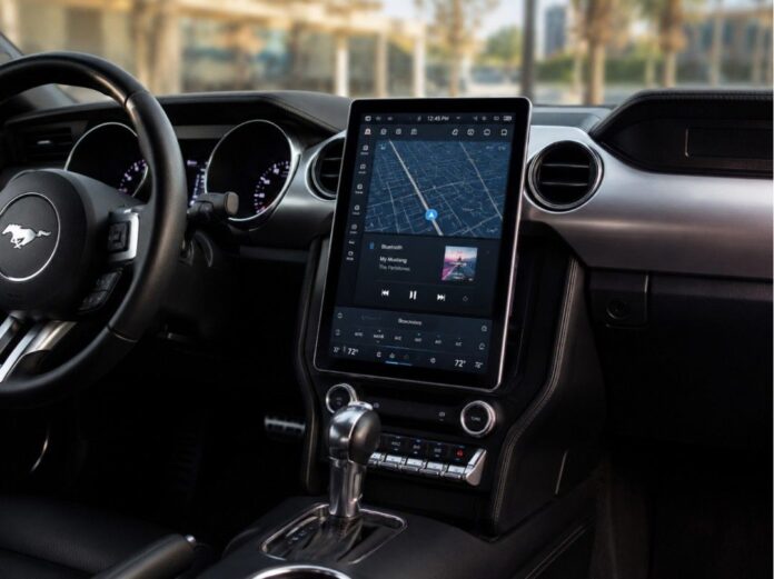 Modern-Mustang-cockpit-with-vertical-screen