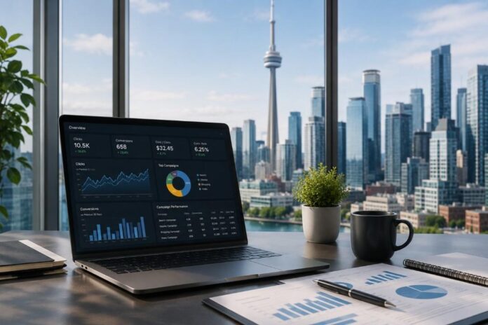 Modern-office-with-city-skyline-view