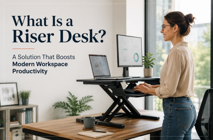 What Is a Riser Desk What Is a Riser Desk
