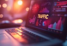 High-Value Traffic vs High-Volume Traffic: Balancing Cost & Conversion high-volume displayed on laptop