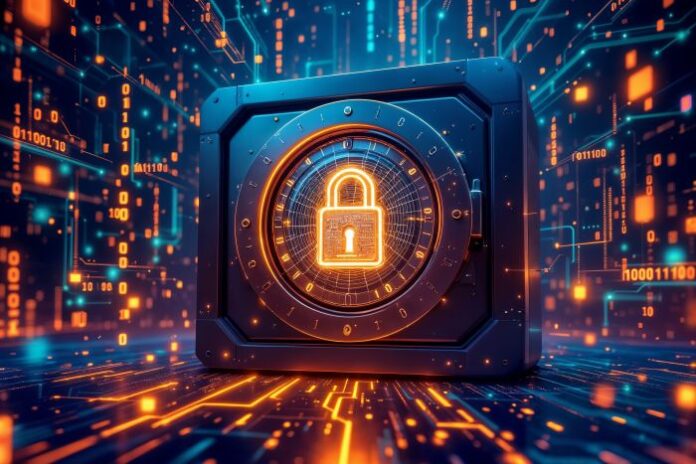 cybersecurity-concept-collage-design picture of security teams defense