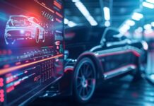 How AI Is Transforming Day-to-Day Operations Inside Auto Repair Shops auto repair shop with new car