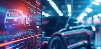 How AI Is Transforming Day-to-Day Operations Inside Auto Repair Shops auto repair shop with new car
