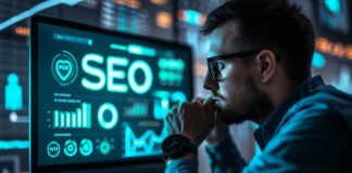 7 Secret On-Page SEO Hacks Your Competitors Won’t Tell You About man looking at seo dashboard