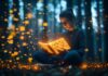 The Human Reading Brain Was Never Built for AI Prose girl demonstrating human reading mechanics with focused attention