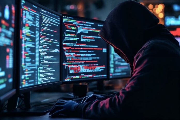 hacker-working-computer-with-code cryptocurrency hacker