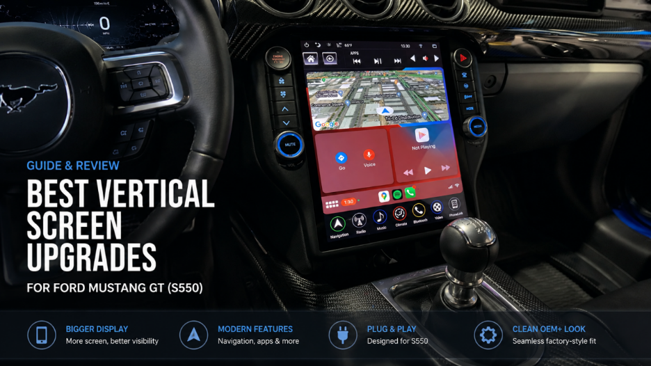 Tesla-style vertical touchscreen