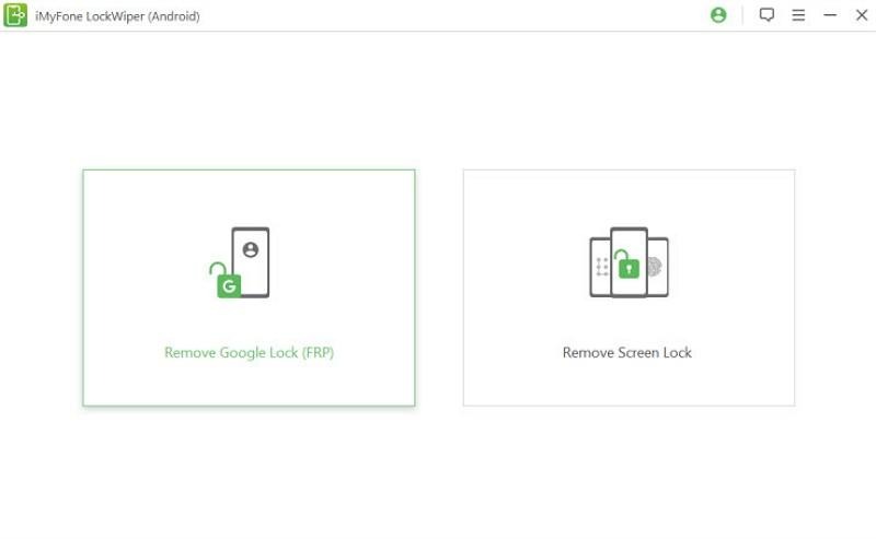 screenshot of imyfone unlock tools