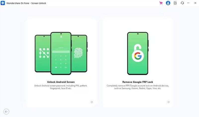 phone displaying unlock tools