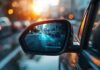 Can Blind-Spot Technology Prevent Bicycle Collisions? modern car with blind-spot technology