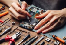 Why Companies Are Choosing Device Repair Over Replacement hands performing device repair