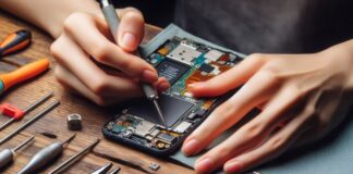 Why Companies Are Choosing Device Repair Over Replacement hands performing device repair