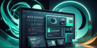 How Top Brands Use Design Systems for Consistent UX laptop displaying web design systems