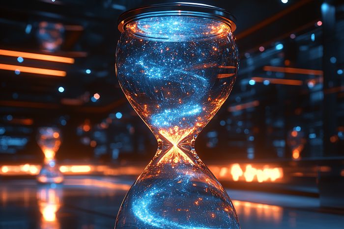 hourglass showing bottleneck of public sector