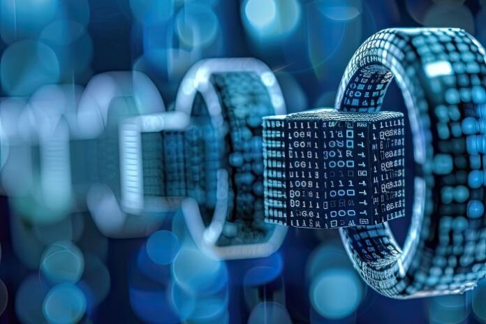 3d-rendering-blockchain-technology blockchain through crypto technologies