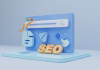 How AI Search Is Changing Brand Visibility Beyond Google in 2026 A 3D image of website page