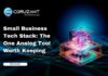 Small Business Tech Stack: The One Analog Tool Worth Keeping headline for small business tech stack
